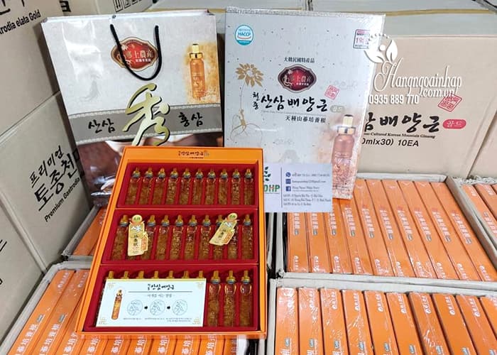 Tinh chất hồng sâm núi Cheon Jong Tissue 30 ống Hàn Quốc 4 Tinh chất hồng sâm núi Cheon Jong Tissue 30 ống Hàn Quốc 9