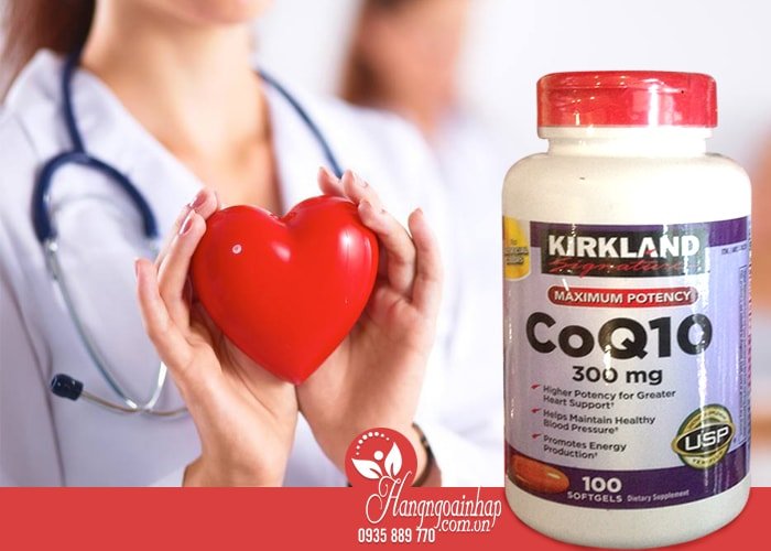 Thực phẩm chức năng CoQ10 300mg Kirkland Của Mỹ - Thuốc Hỗ Trợ Tim Mạch 4 Kirkland CoQ10 300 mg 100 viên cung cấp vitamin cần thiết cho tim mạch