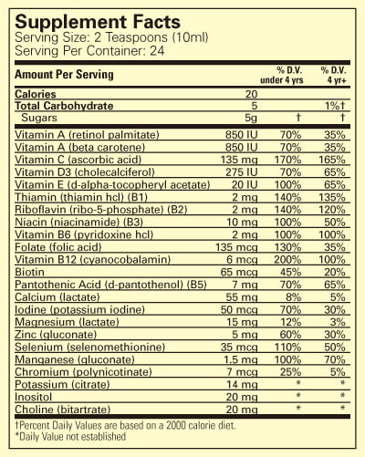 ChildLife Multi Vitamin Mineral Vitamin Tổng Hợp Cho Bé 4 3941fe7ce35b23abea1a0d3f9a7dc686