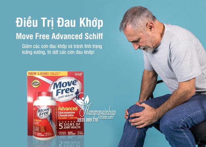 Hỗ trợ xương khớp Move Free Advanced Schiff 170 Viên - Điều Trị Đau Khớp 2 Move Free Advanced Schiff 170 Viên - Điều Trị Đau Khớp 1