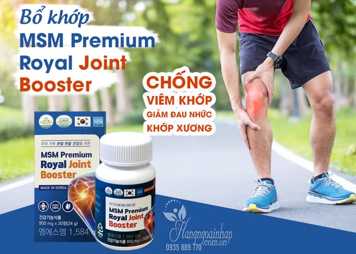 Hỗ trợ xương khớp Bổ khớp MSM Premium Royal Joint Booster của Hàn Quốc 3 Bổ khớp MSM Premium Royal Joint Booster của Hàn Quốc 7