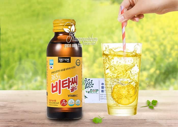 Thực phẩm chức năng Thực phẩm bổ sung 365x Vitamin C Gold Hàn Quốc 100ml x 10 2 Thực phẩm bổ sung 365x Vitamin C Gold Hàn Quốc 100ml x 10 1