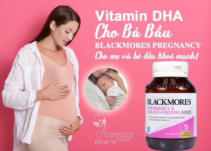 Vitamin DHA Cho Bà Bầu Blackmores Pregnancy 60 Viên 3 Vitamin DHA Cho Bà Bầu Blackmores Pregnancy 60 Viên 6