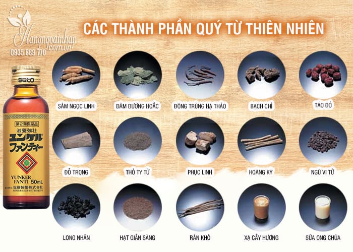 Nước tăng lực sâm Sato Yunker Fanti 50ml nội địa Nhật Bản 4 Nước tăng lực sâm Sato Yunker Fanti 50ml nội địa Nhật Bản 9