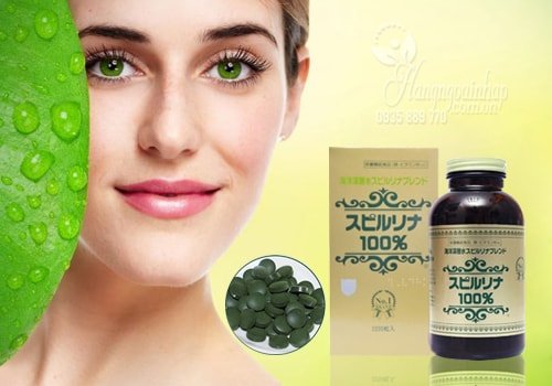 Tảo Xoắn Spirulina Nhật Bản - Tảo Biển Nhật Bản 2200 Viên 4 Tảo Xoắn Spirulina Nhật Bản - Tảo Biển Nhật Bản 2200 Viên