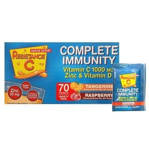 Thực phẩm chức năng Bột sủi C tăng đề kháng Resistance C Complete Immunity 