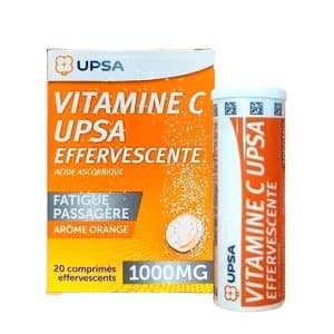 Thực phẩm chức năng Viên sủi Vitamine C UPSA Effervescente 1000mg của Pháp