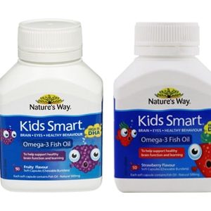 Kids Smart Omega 3 Fish Oil - Dầu Cá Của Úc Lọ 50 Viên